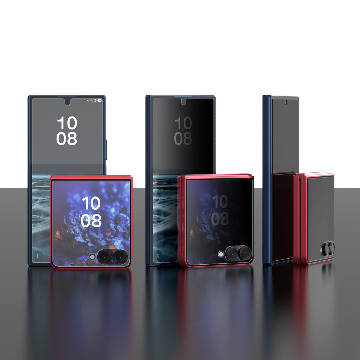 Araree Core Front Screen Tempered Glass For Samsung Galaxy Z Flip 7 - Privacy (1 Pcs)