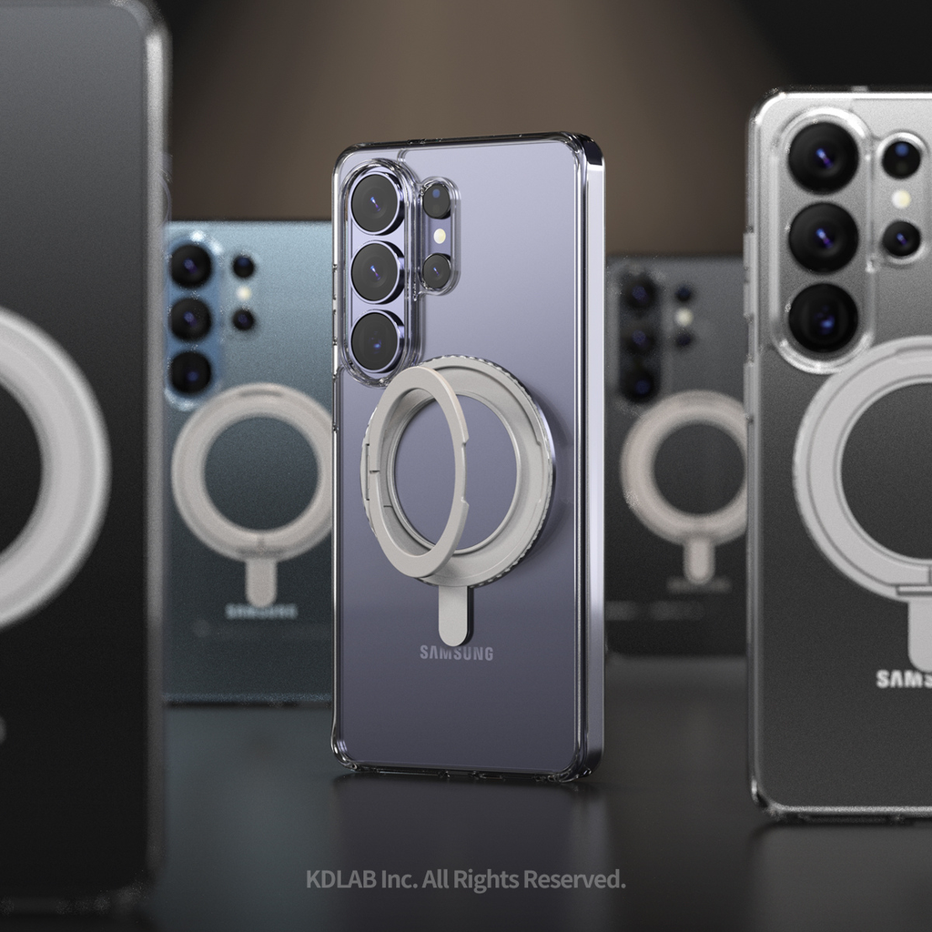 Araree Duple Magsafe Stand Case For Samsung Galaxy S26 Ultra -Clear