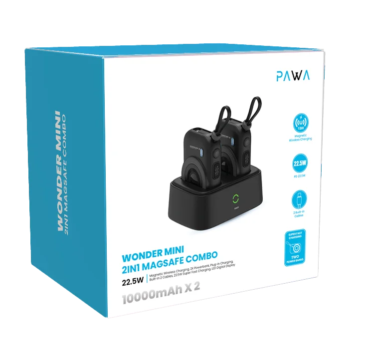 Pawa Wonder Mini  2in1 Magsafe Combo
