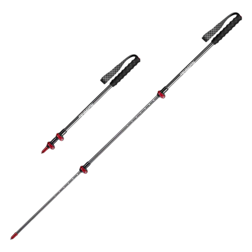 Naturehike ST10 Ultra Light Carbon Fiber Lock Trekking Pole - Fiery Red (54-120CM)
