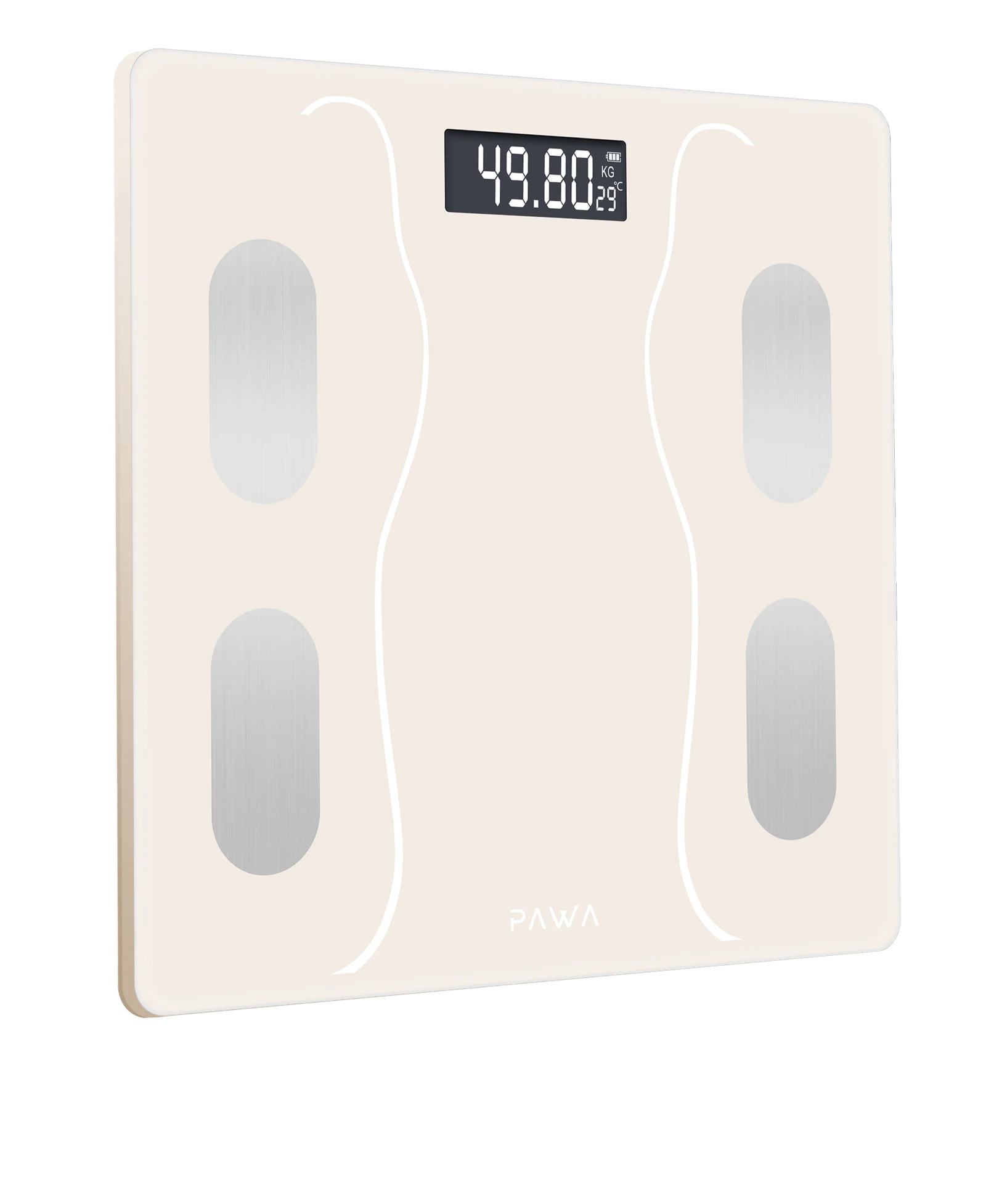 Pawa Smart Body Scale with Body Analysis APP - Beige
