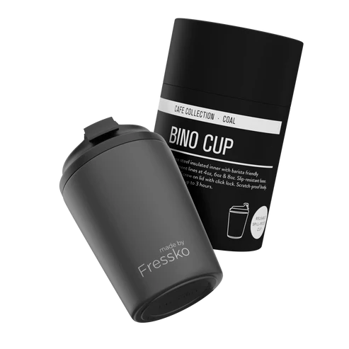 Fressko Bino 227ml / 8oz Cup - Ceramic - Coal