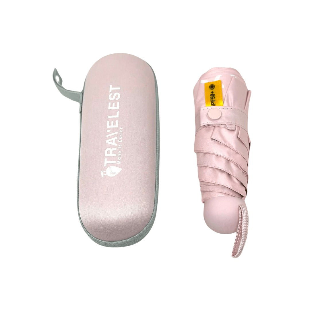 Travelest Mini Umbrella with pouch - Pink