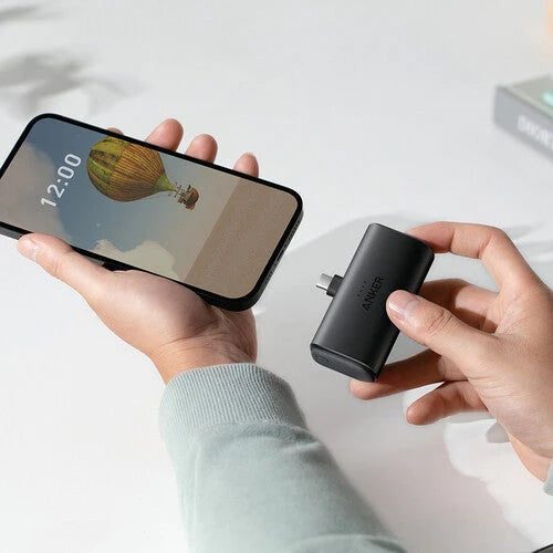 Anker Nano Power Bank 5000mAH 22.5W Built-In USB-C Connector Black