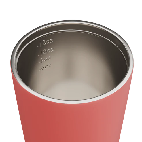 Fressko Camino 340ml / 12oz Cup - Stainless Steel - Coral