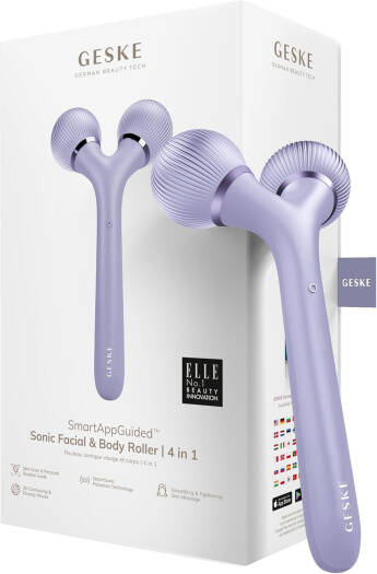 GESKE Face Care - Sonic Facial Rolle - 4 In 1- Purple