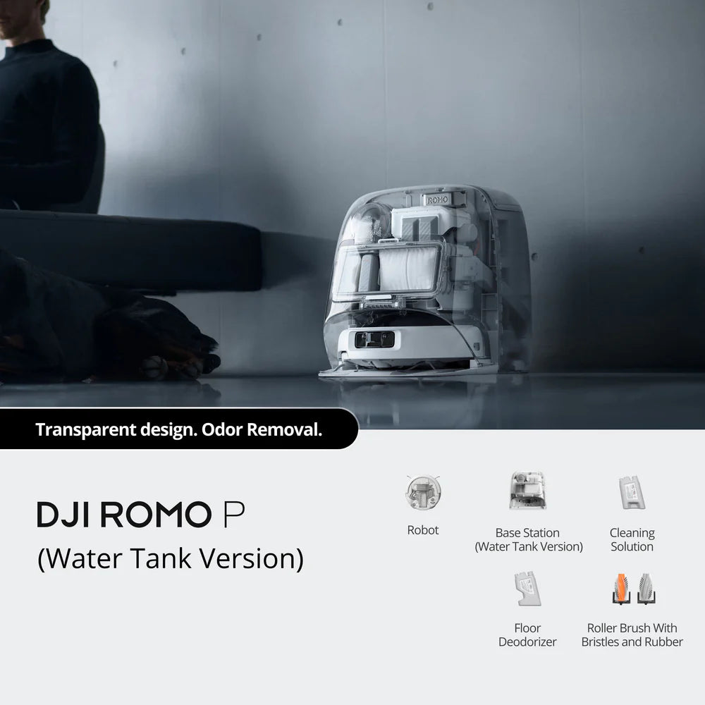 DJIRomoP Robotic Vacuum Cleaner (Water Tank Version)