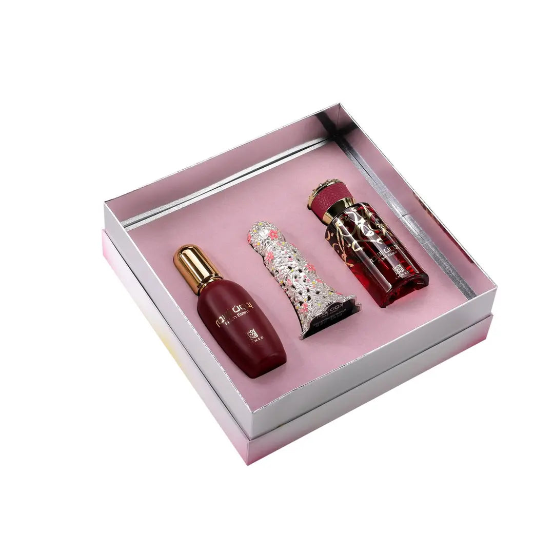 Bidun Esam Gift Set By Ahmed Al Maghribi (Bidun Esam 50ml, Bidun Esam 12ml, Bidun Esam Gel)