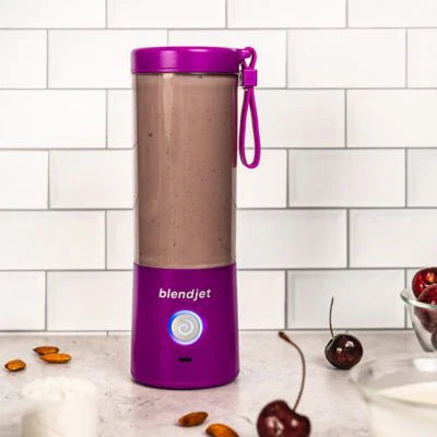 Blendjet V2 Portable Blender 16oz, Smoothie Maker, Fruit Blender, BPA-Free, 475ml, 200W, Sports Bottle, USB-C Rechargeable - Purple