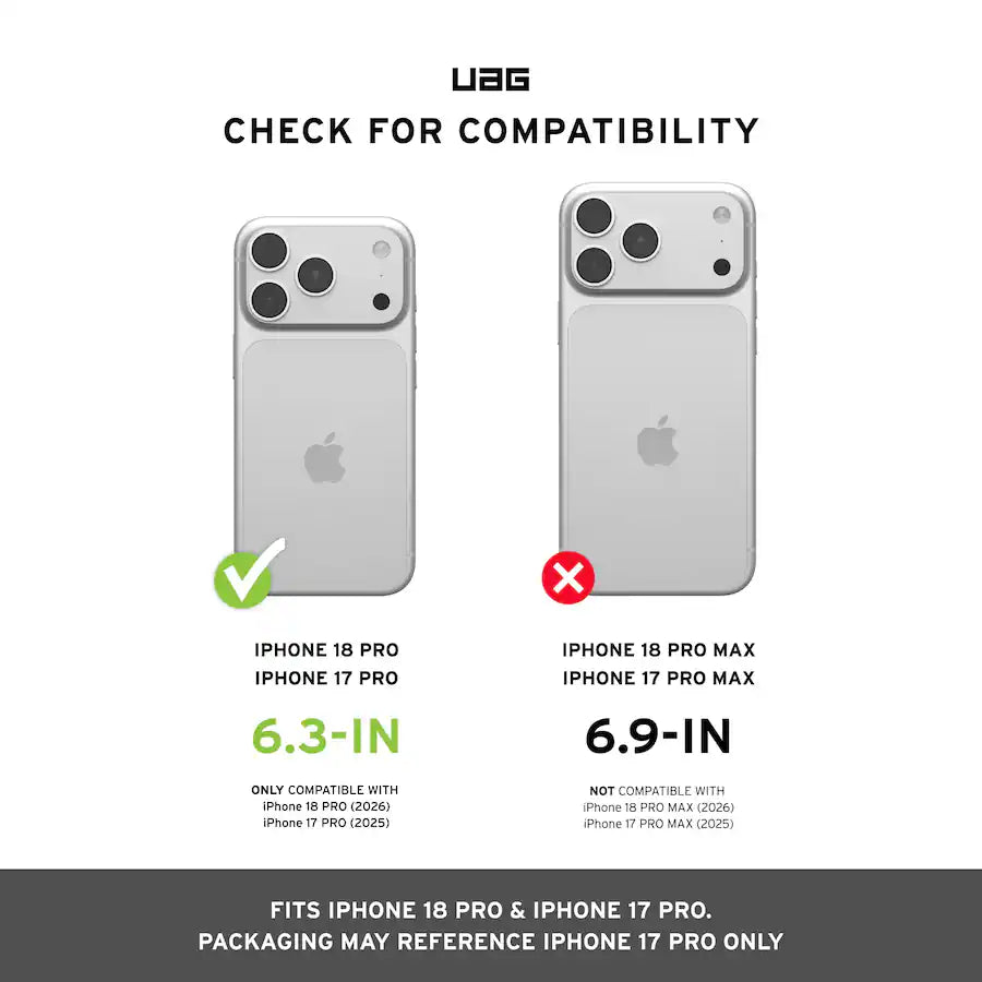 UAG iPhone 18/17 Pro Monarch Pro Magsafe Case - Veil Ash