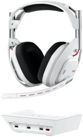 Logitech Astro A50 LIGHTSPEED Wireless Gaming Headset - White