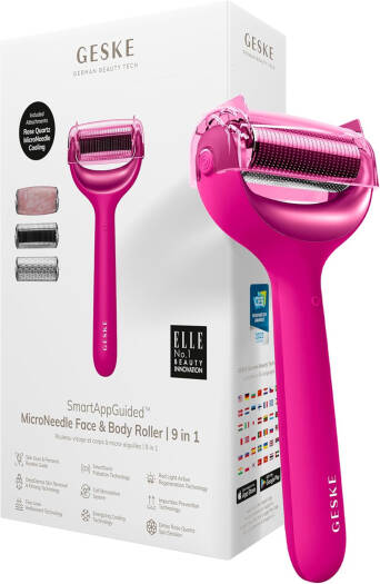 GESKE Micro Needle Face & Body Roller 9 In 1 Magenta 42
