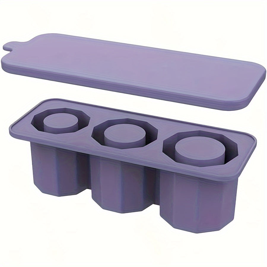 Silicone Ice Tray For Stanley Cup-(Purple)-Small