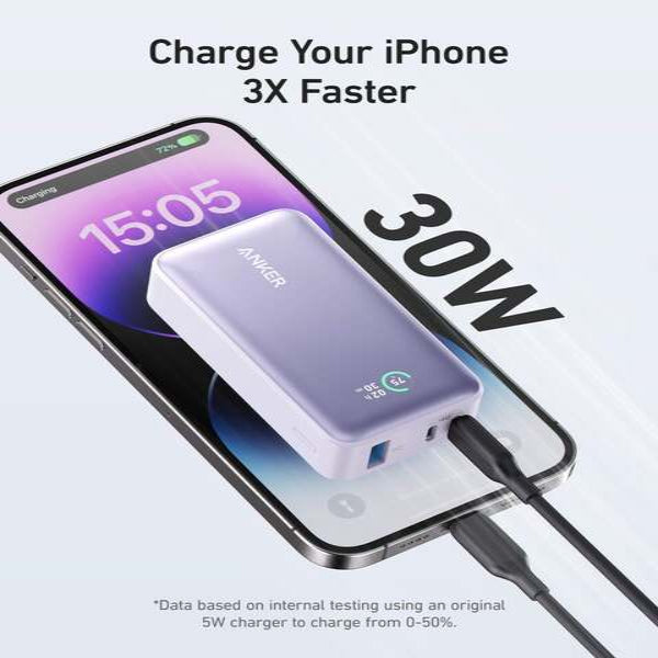 Anker 533 Power Bank (PowerCore 30W ) 10000 PD -White
