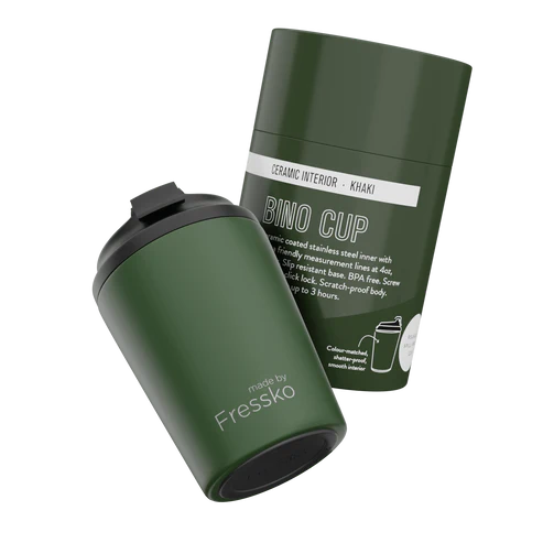 Fressko Bino 227ml / 8oz Cup - Ceramic - Khaki