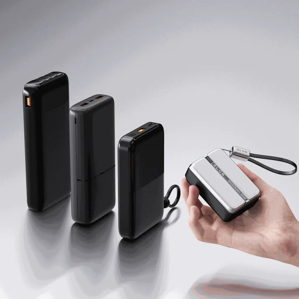 ZLOS MA20 20000mAh Power Bank 65W with Lanyard Integrated Cable