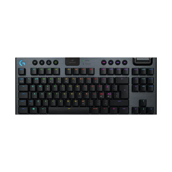 Logitech G915 TKL Tenkeyless Lightspeed Wireless RGB Mechanical Gaming ...