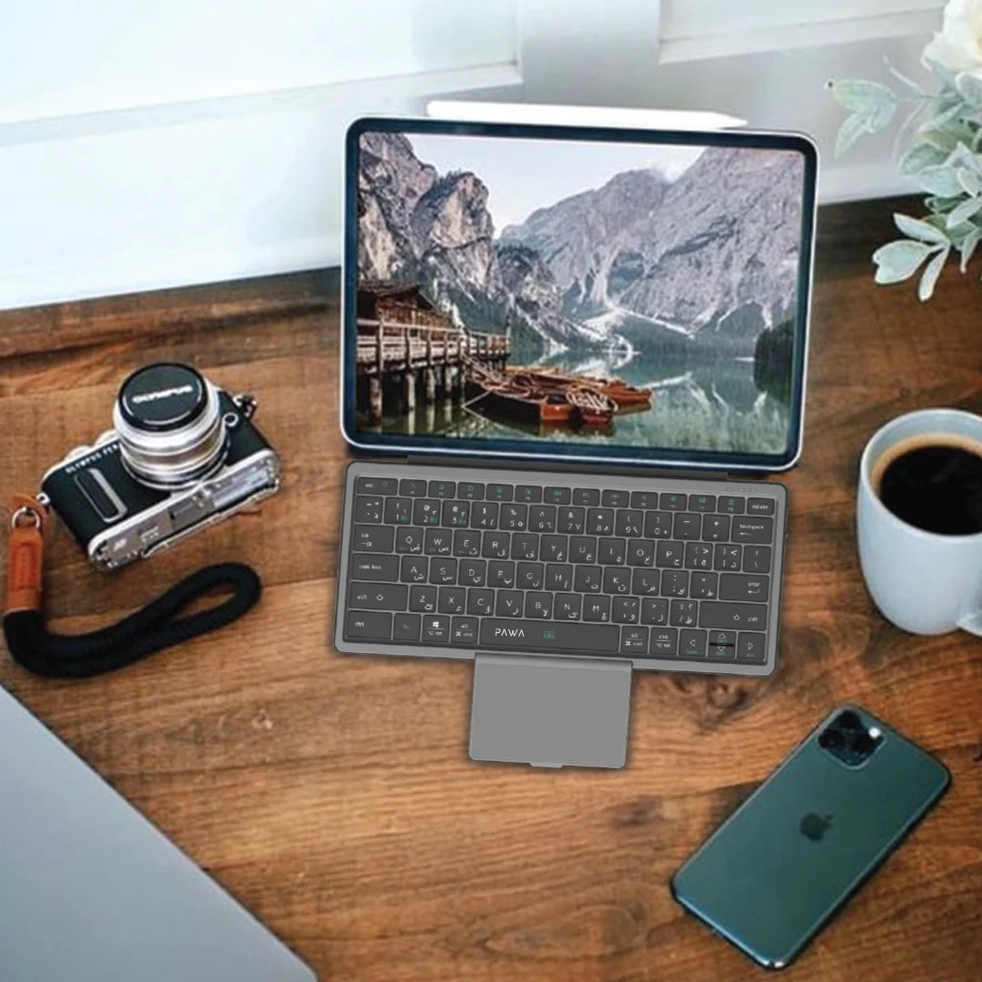Pawa Tri-fold wireless keyboard with Touchpad