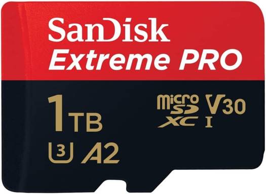 Sandisk Extreme Pro Microsd Uhs I Card 1Tb For 4K Video On Smartphones