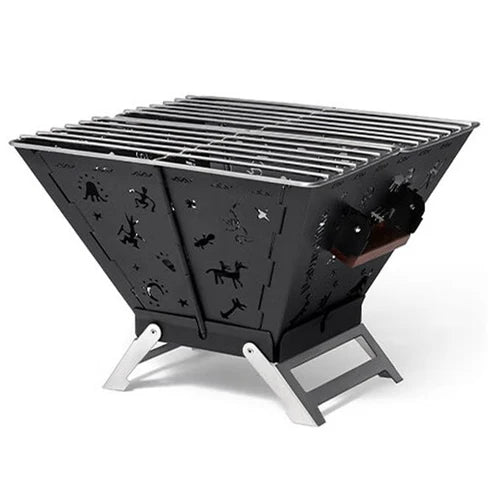 Naturehike Folding Fire Rack - Black (30*30*23)