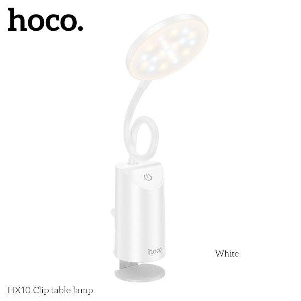 Hoco HX10 Clip table lamp- White