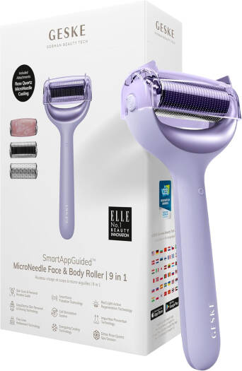 GESKE Micro Needle Face & Body Roller 9 In 1 Purple 42