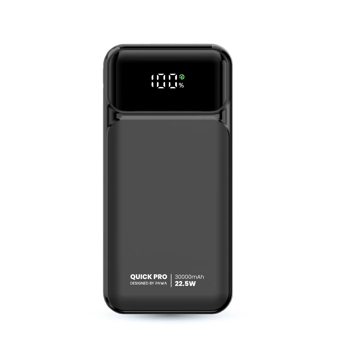 Pawa QuickPro P225 Fast Charging Powerbank with 30000mAh Capacity.