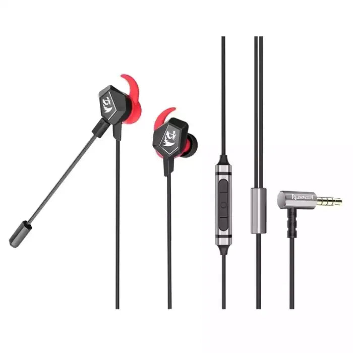 REDRAGON BOMBER ELITE  WIRED GAMING&MUSIC IN-EAR HEADSET - BLACK