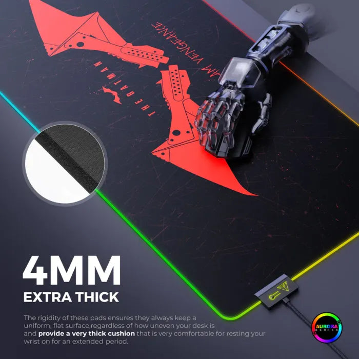 CYBEART AURORA SERIES GAMING MOUSE PAD 900MM (XXL) - THE BATMAN