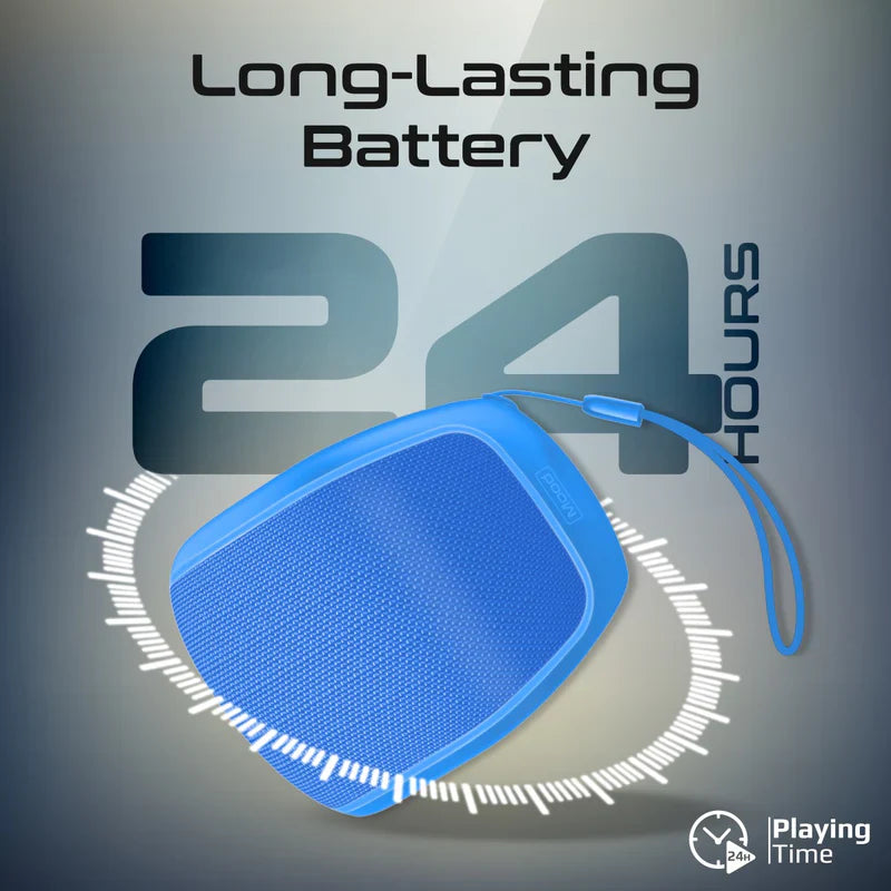 مكبر صوت عالي الدقة 5W Mini Bluetooth مع تشغيل 24 ساعة - Blue - TJRTXU4