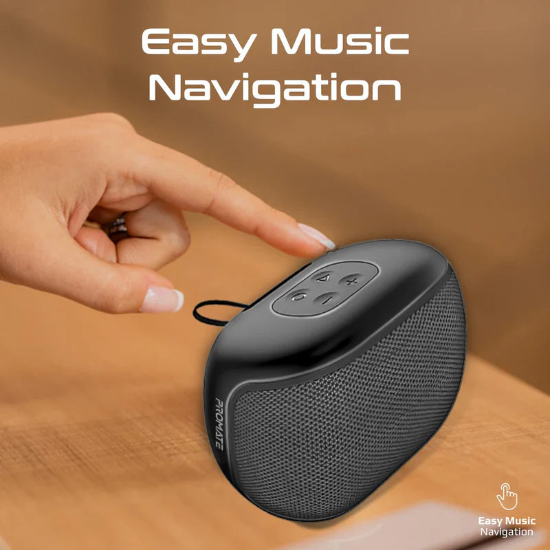 High Definition 5W Mini Bluetooth Speaker with 24-Hour Playback - Black - TJR6I59