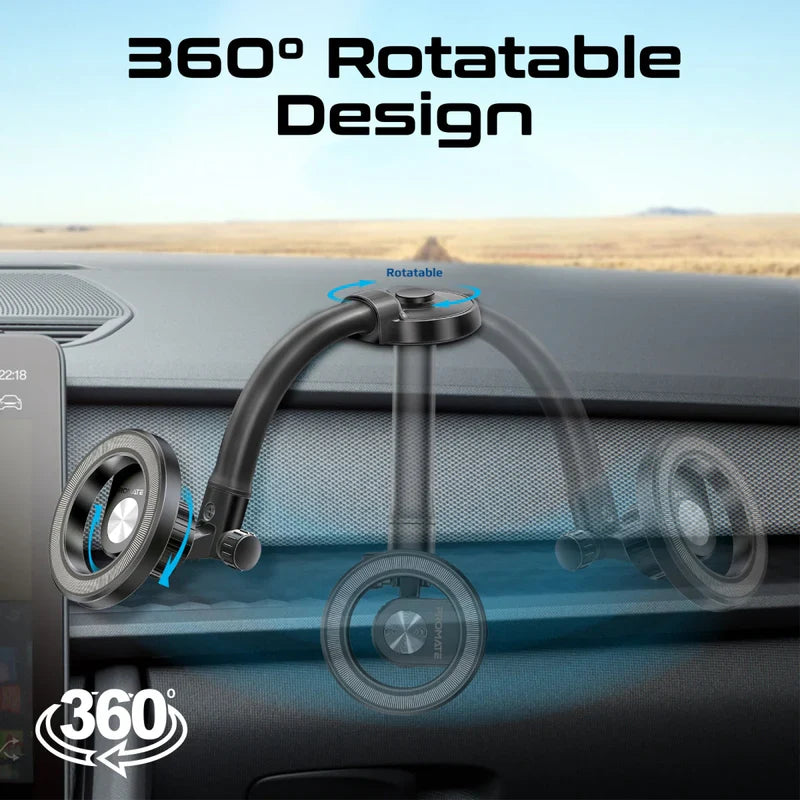 MagGrip™ 360° Cradleless Magnetic Ring Smartphone Holder - Black - TJR5AS8