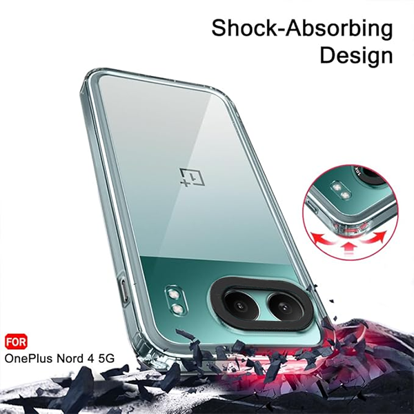 ONEPLUS NORD 4 Hard PC Case (CLEAR)