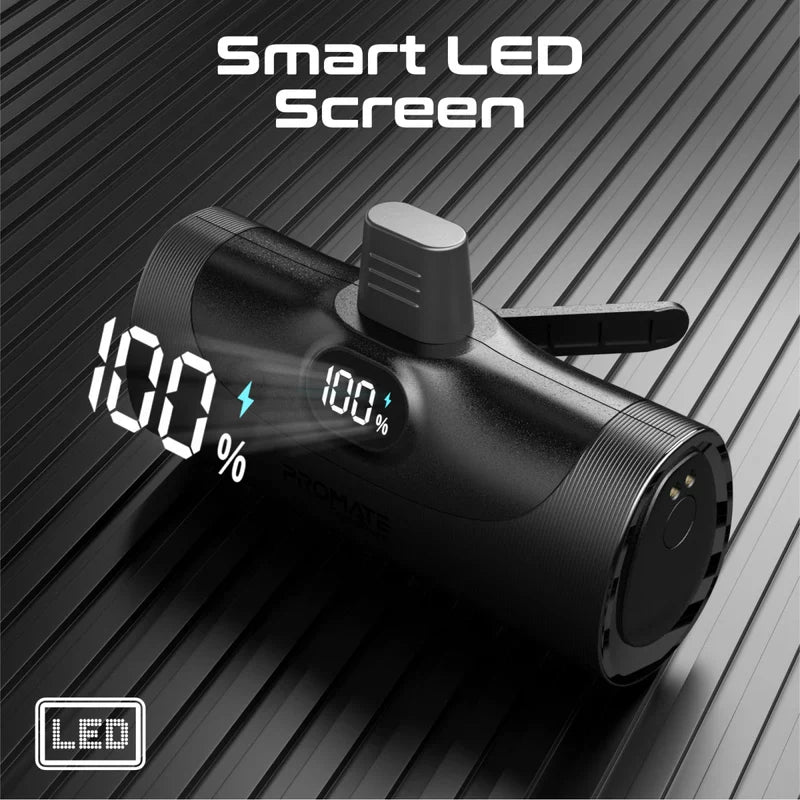 Promate 4 x 5000mAh Power Bank Set with Charging Case - Black - TJRLRPC