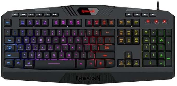 REDRAGON GAMING ESSENTIALS RGB KEYBOARD  /MOUSE/MOUSEPAD/HEADSET(4IN1)