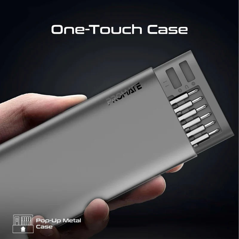 طقم مفك البراغي الدقيق 51 قطعة من 51 قطعة - رمادي - TJRO7TI