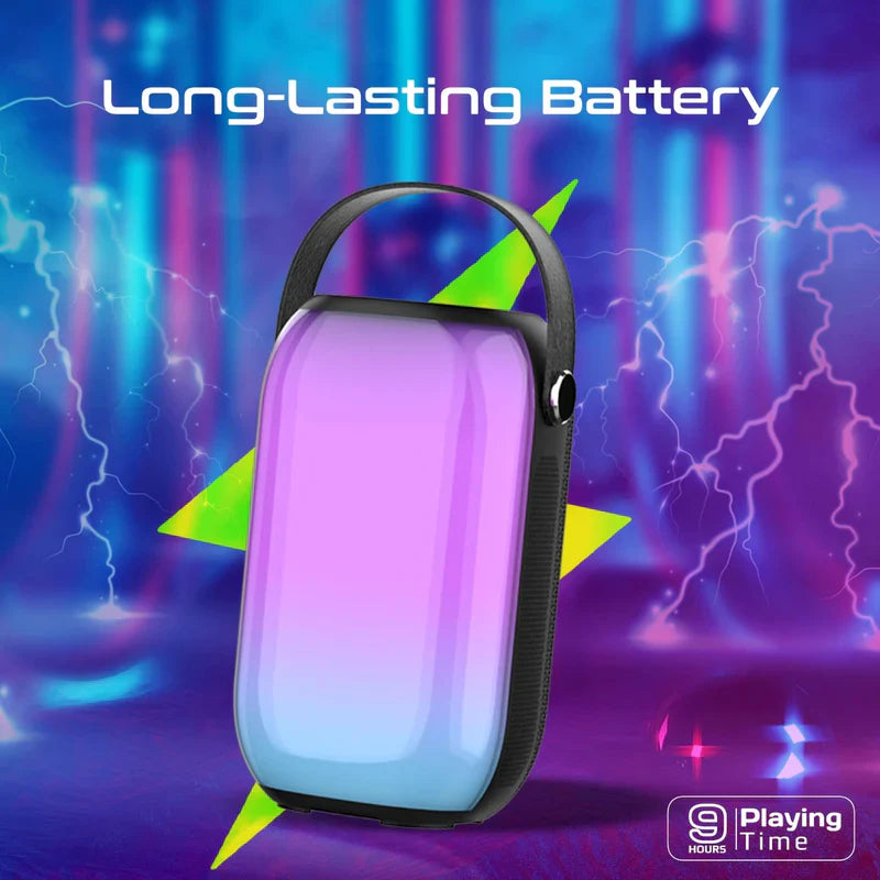 LUMISOUND ™ HD 20W RGB SPEATELLALLIS BLUETOOTH SPEAKER - Black - TJR7P8J