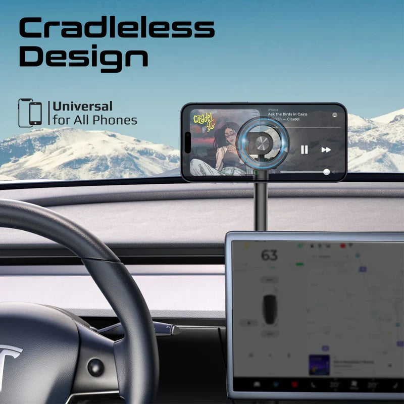 MagGrip™ 360° Cradleless Magnetic Ring Smartphone Holder - Black - TJR5AS8