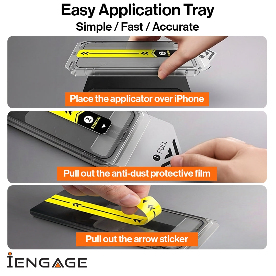 Iengage Iphone Air Tempered Glass Screen Protector W/Applicator