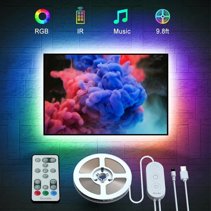 GOVEE RGB LED TV BACKLIGHTS WITH REMOTE