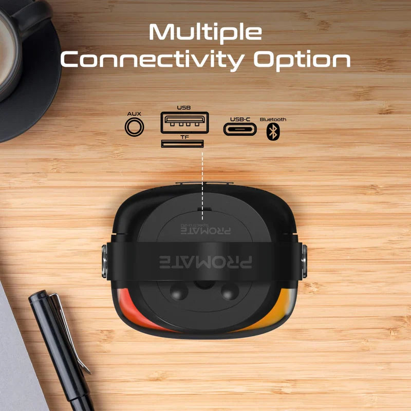 LUMISOUND ™ HD 20W RGB SPEATELLALLIS BLUETOOTH SPEAKER - Black - TJR7P8J