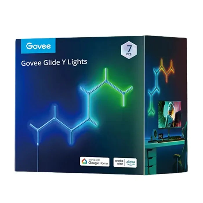 GOVEE GLIDE RGBIC Y LIGHTS - 7 PACK