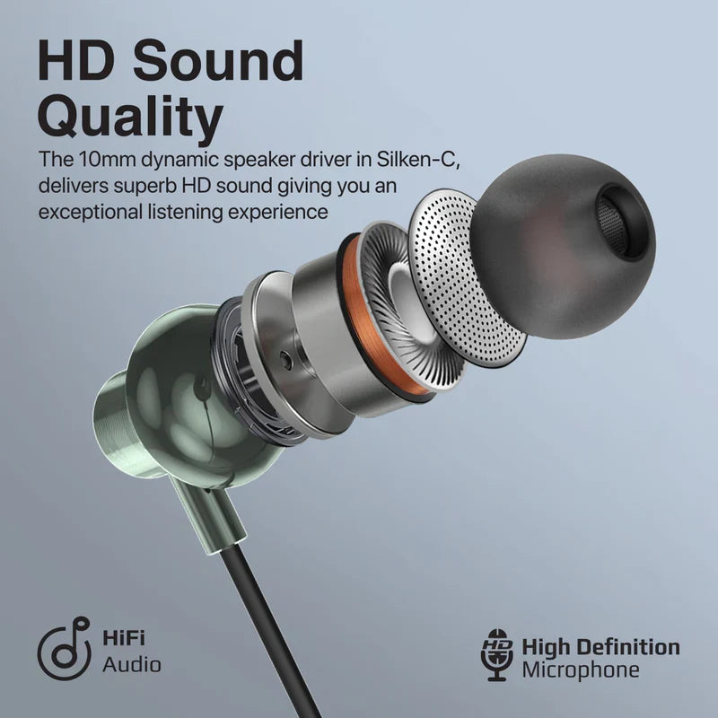عالي الإخلاص في سماعات أذن استريو سلكية سلكية في الأذن - رمادي - TJry0ts