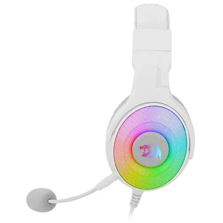 REDRAGON H350 PANDORA 2 RGB USB WIRED + 3.5MM GAMING HEADSET - WHITE