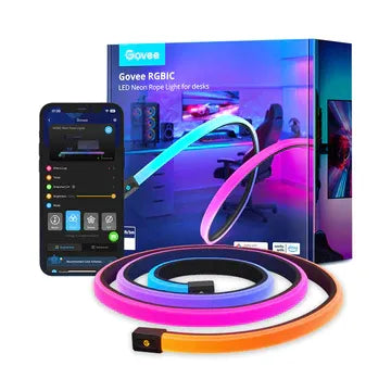 GOVEE RGBIC LED NEON ROPE LIGHTS FOR DESKS 9.8 FT / 3M