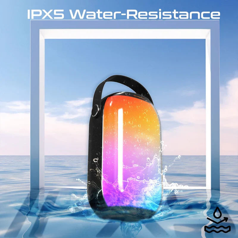 LUMISOUND ™ HD 20W RGB SPEATELLALLIS BLUETOOTH SPEAKER - Black - TJR7P8J