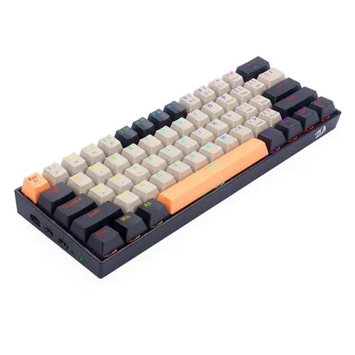 REDRAGON DRACONIC PRO WIRED/2.4G/BT MECHANICAL GAMING KEYBOARD - DUST-PROOF BROWN SWITCH (K530-OG&GY&BK-RGB-PRO)