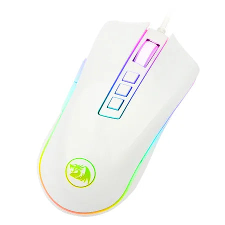 REDRAGON COBRA WIRED GAMING MOUSE - WHITE