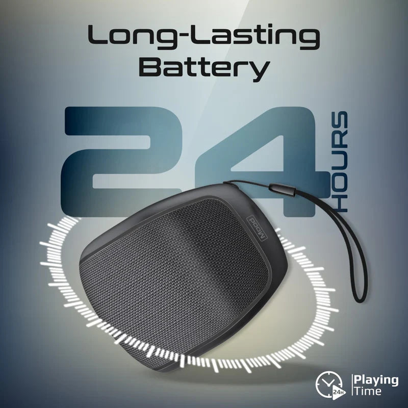 مكبر صوت عالي الدقة 5W Mini Bluetooth مع تشغيل 24 ساعة - Black - TJR6I59