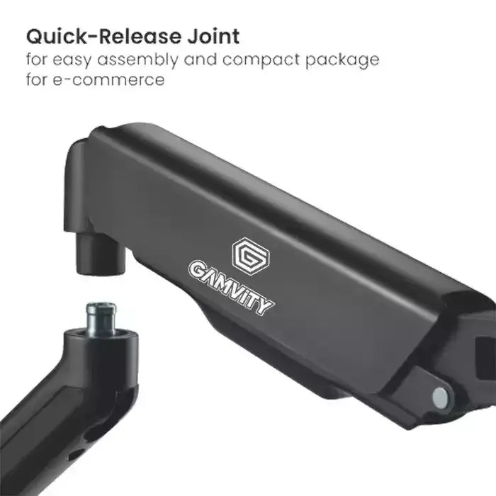 GAMVITY COST-EFFECTIVE SPRING-ASSISTED MONITOR ARM